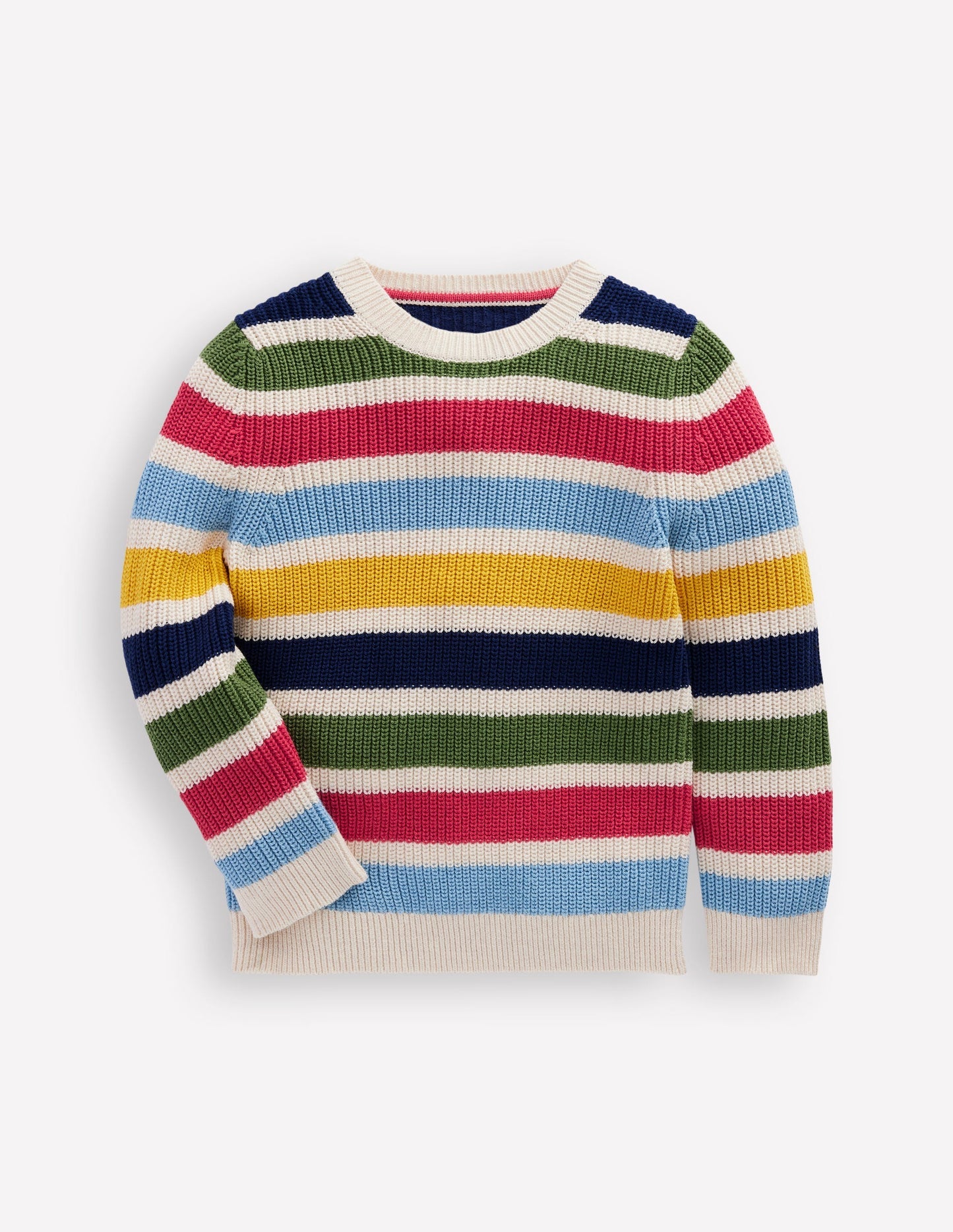 Boden Everyday Cotton Sweater - Multi Stripe