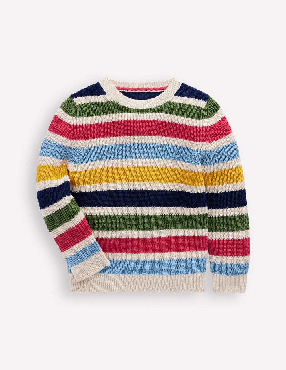 Boden Everyday Cotton Sweater - Multi Stripe