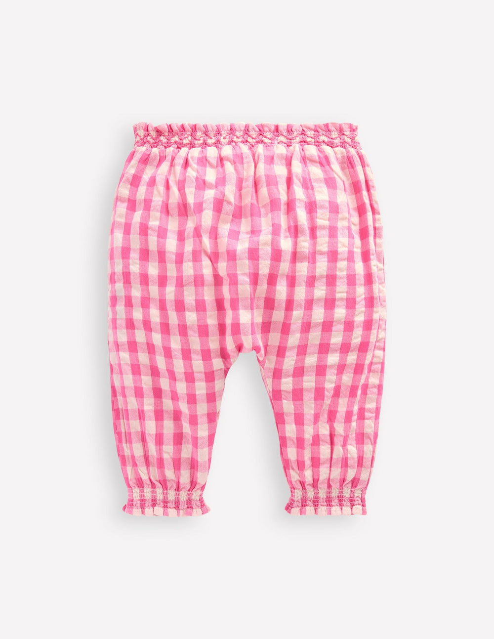 Boden Woven Pants - Pink Rose Gingham