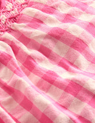 Boden Woven Pants - Pink Rose Gingham