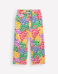 Boden Towelling Pants - Multi Rainbow Leopard