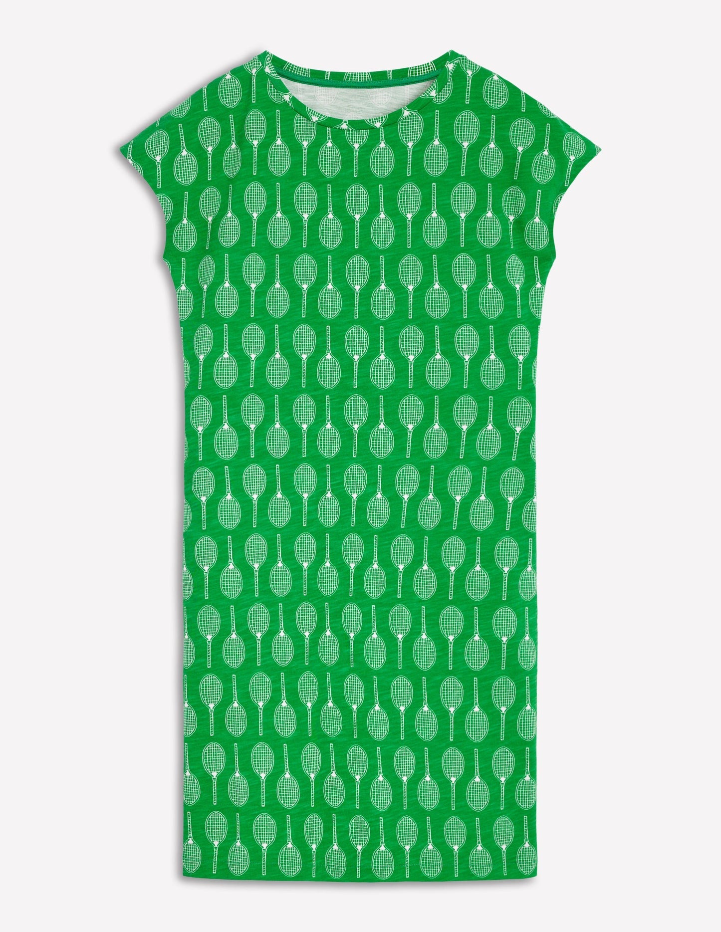 Boden Leah Jersey T-shirt Dress - Rich Emerald, Tennis