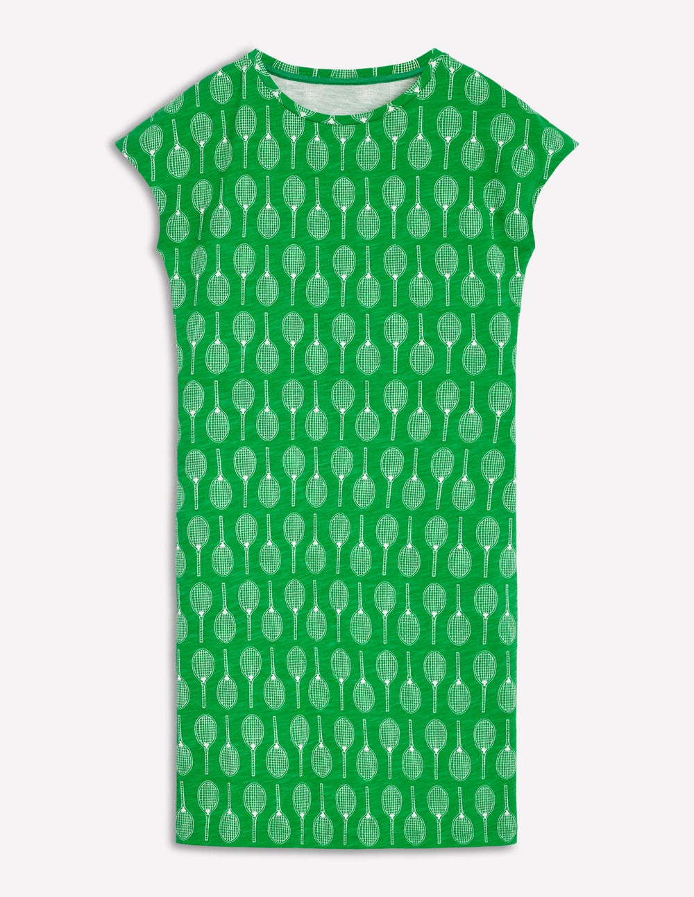 Boden Leah Jersey T-shirt Dress - Rich Emerald, Tennis