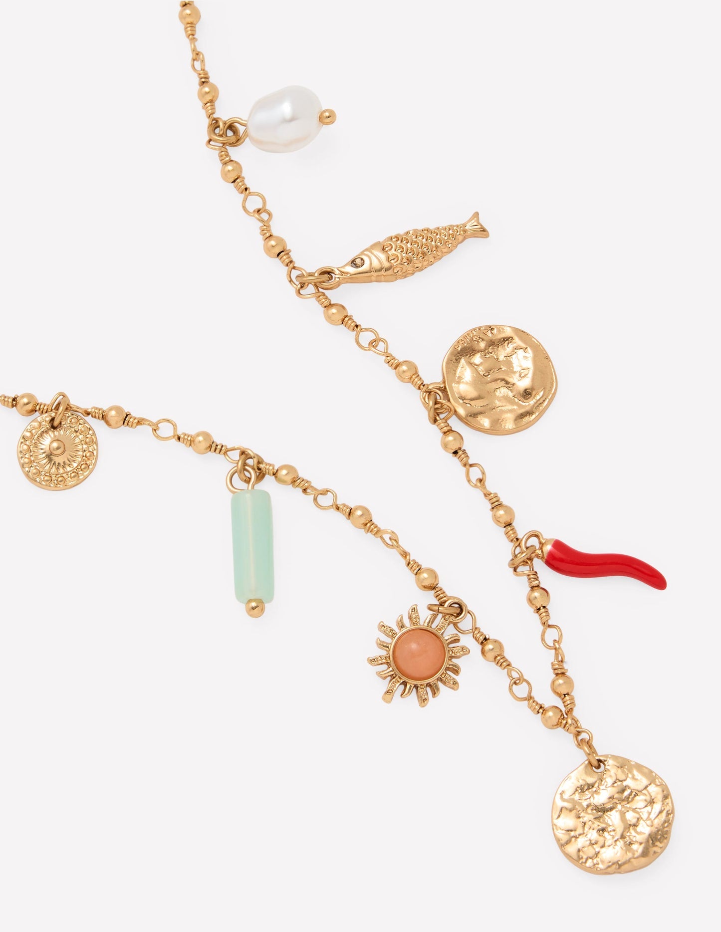 Boden Novelty Charm Necklace - Chilli