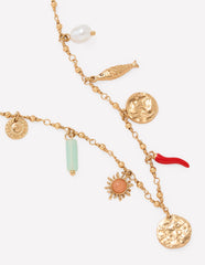 Boden Novelty Charm Necklace - Chilli