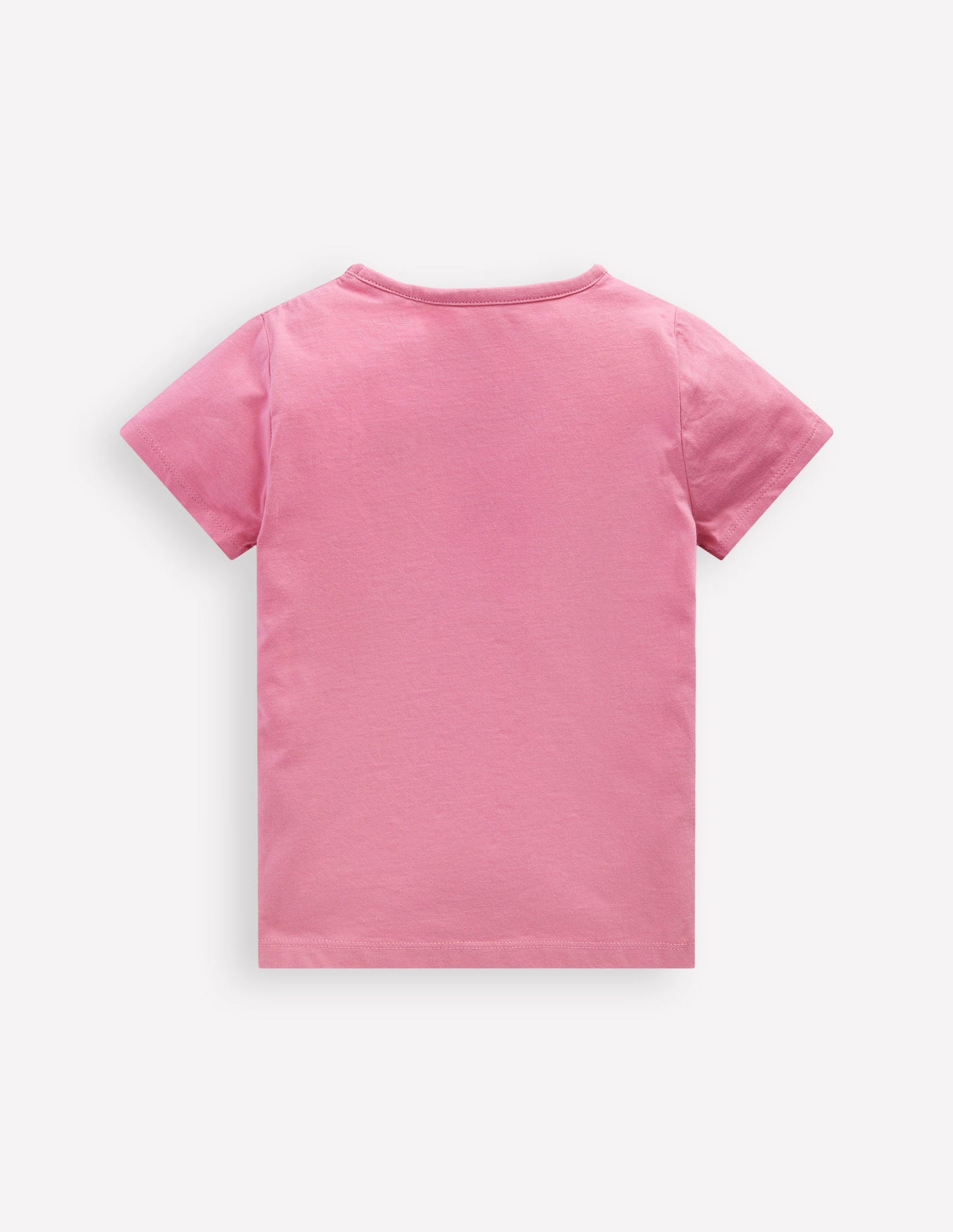Boden Short Sleeve Appliqué T-shirt - Formica Pink Stationary Pets
