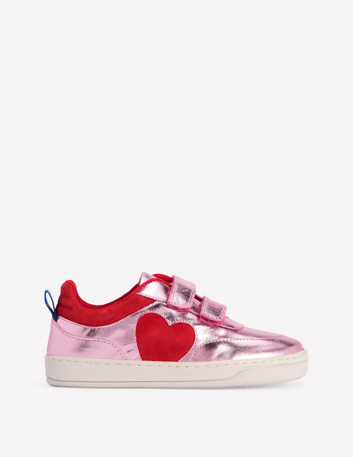 Boden Colourblock Sneakers - Metallic Pink Heart