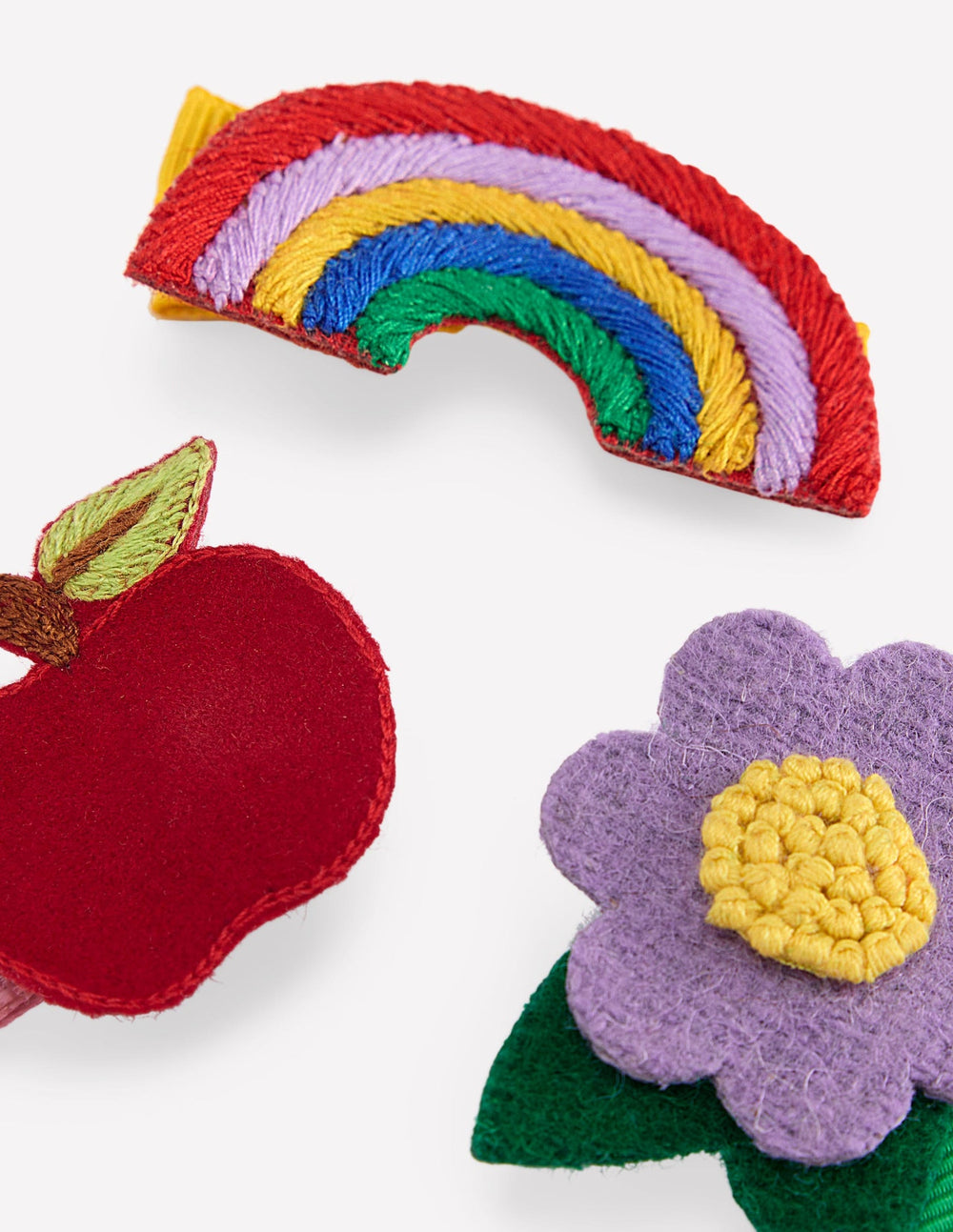 Boden 3 - pack Hair Clips - Back to School