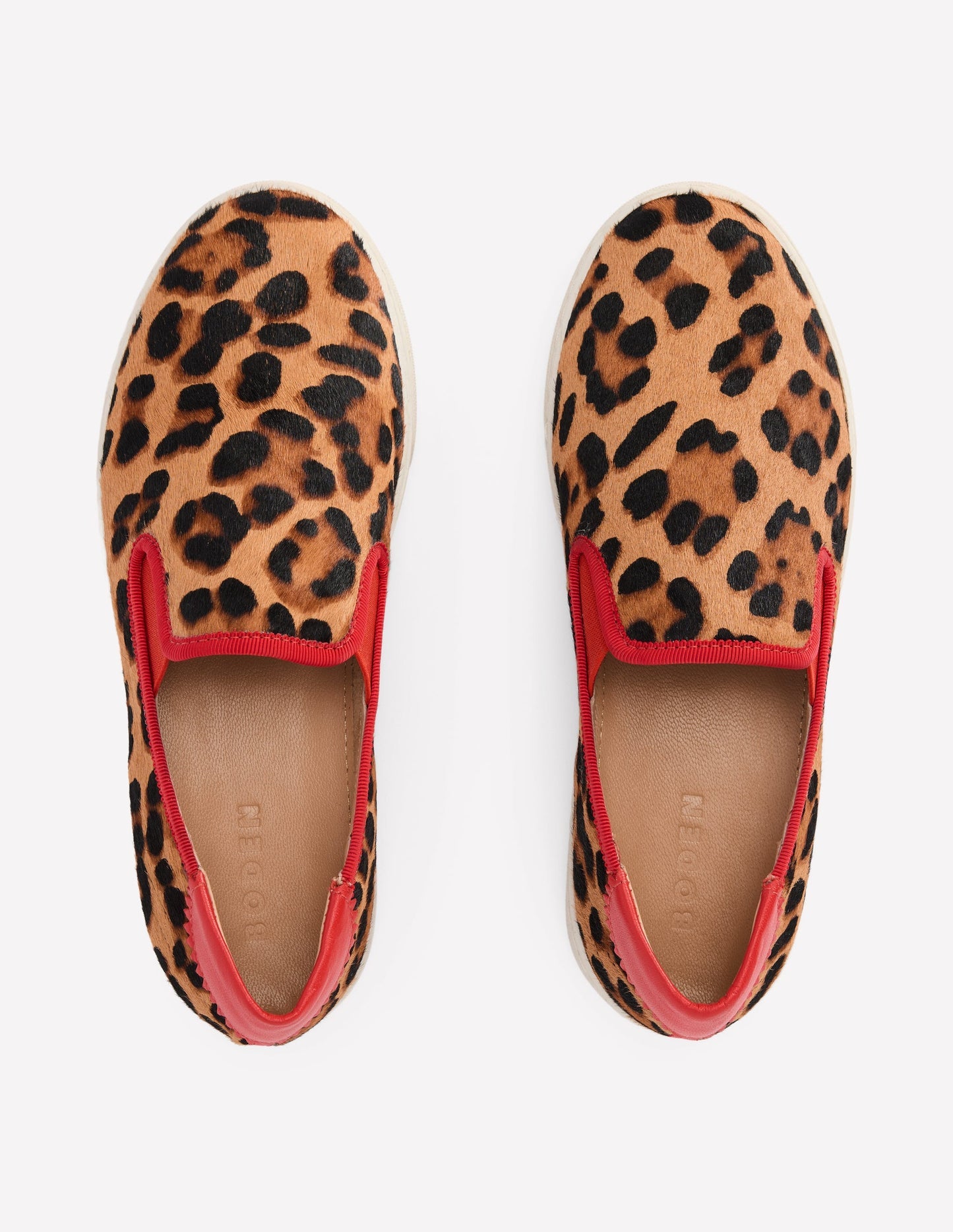 Boden Slip On Trainer - Leopard
