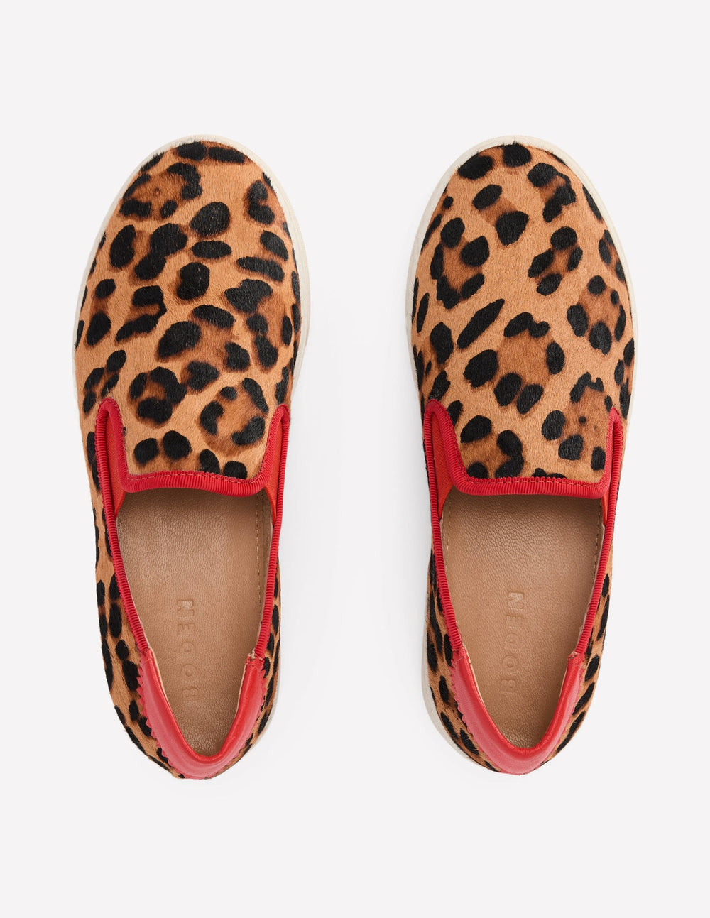 Boden Slip On Trainer - Leopard