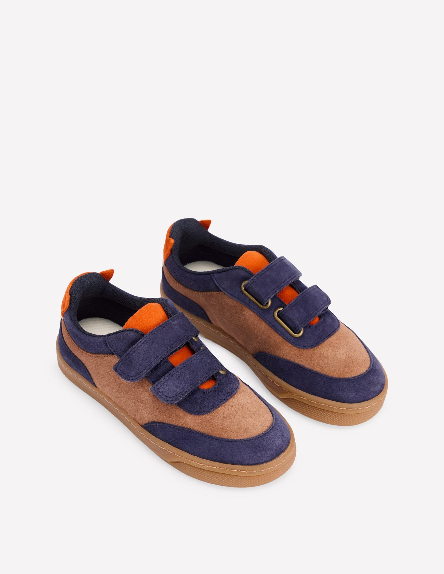 Boden Colourblock Sneakers - Toffee Brown Fox
