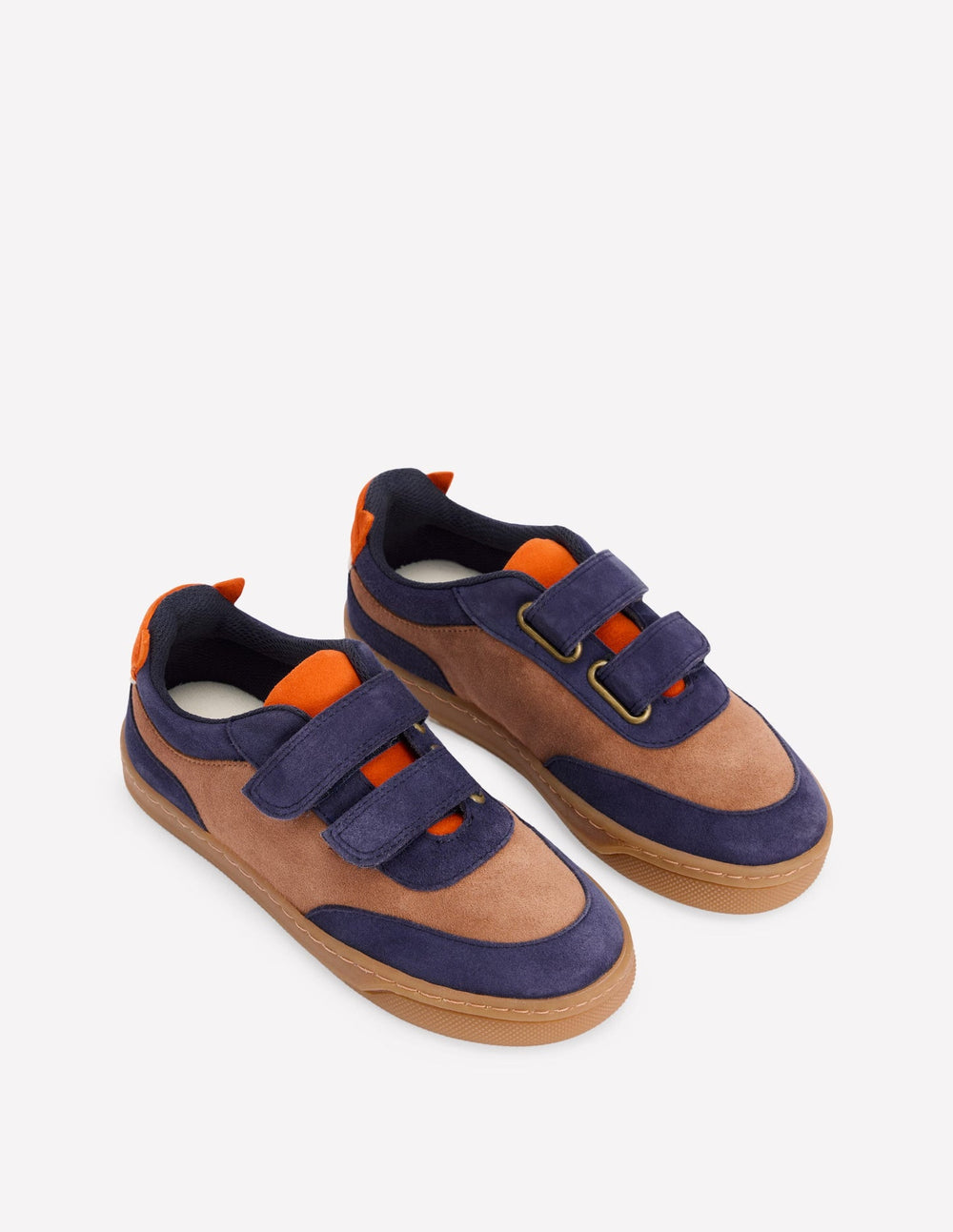 Boden Colourblock Sneakers - Toffee Brown Fox