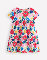 Boden Ariel Twirly Jersey Dress - Multi Pop Flower