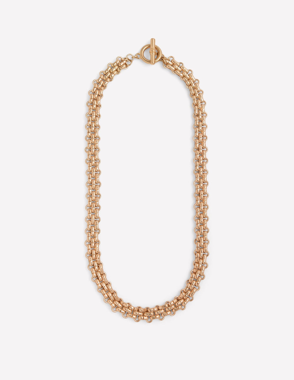 Boden Woven Gold Chain Necklace - Gold