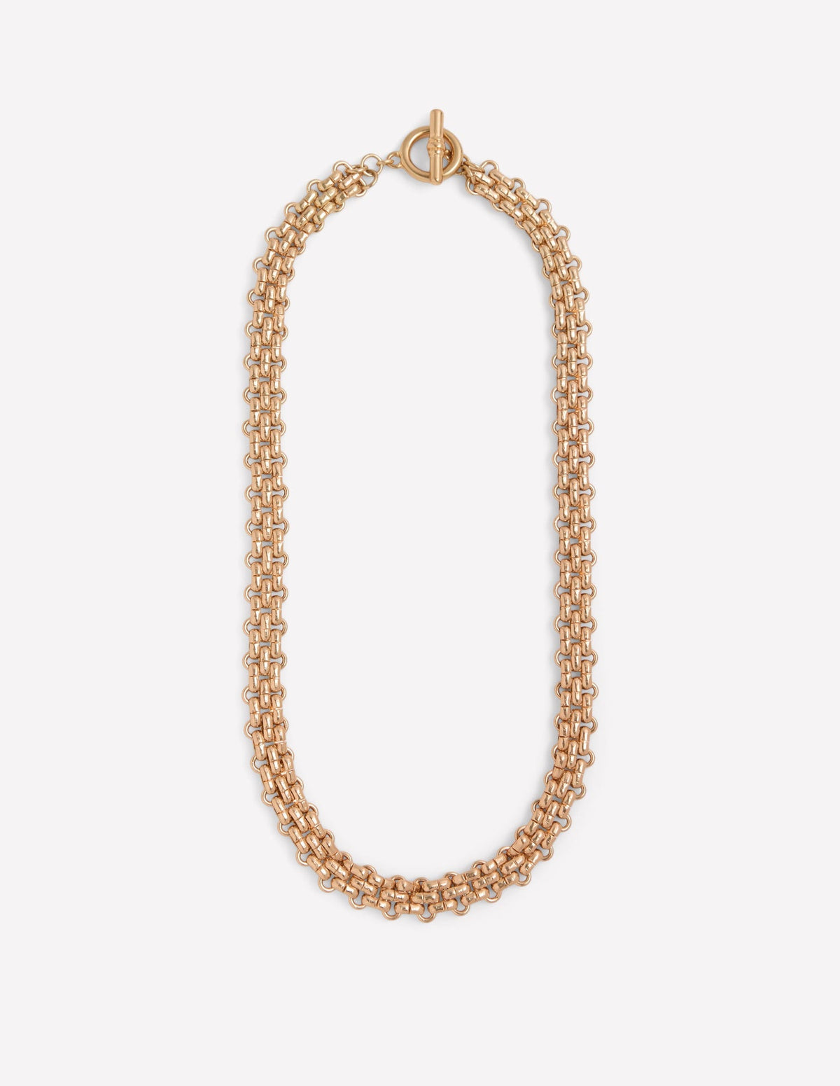 Boden Woven Gold Chain Necklace - Gold