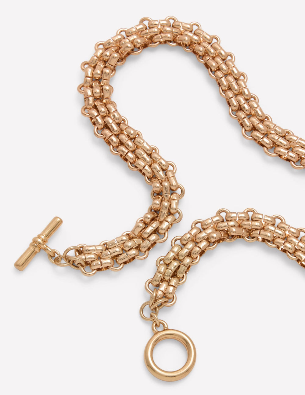 Boden Woven Gold Chain Necklace - Gold