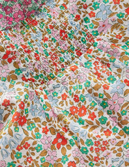 Boden Smocked Frill Neck Blouse - Hotchpotch Floral