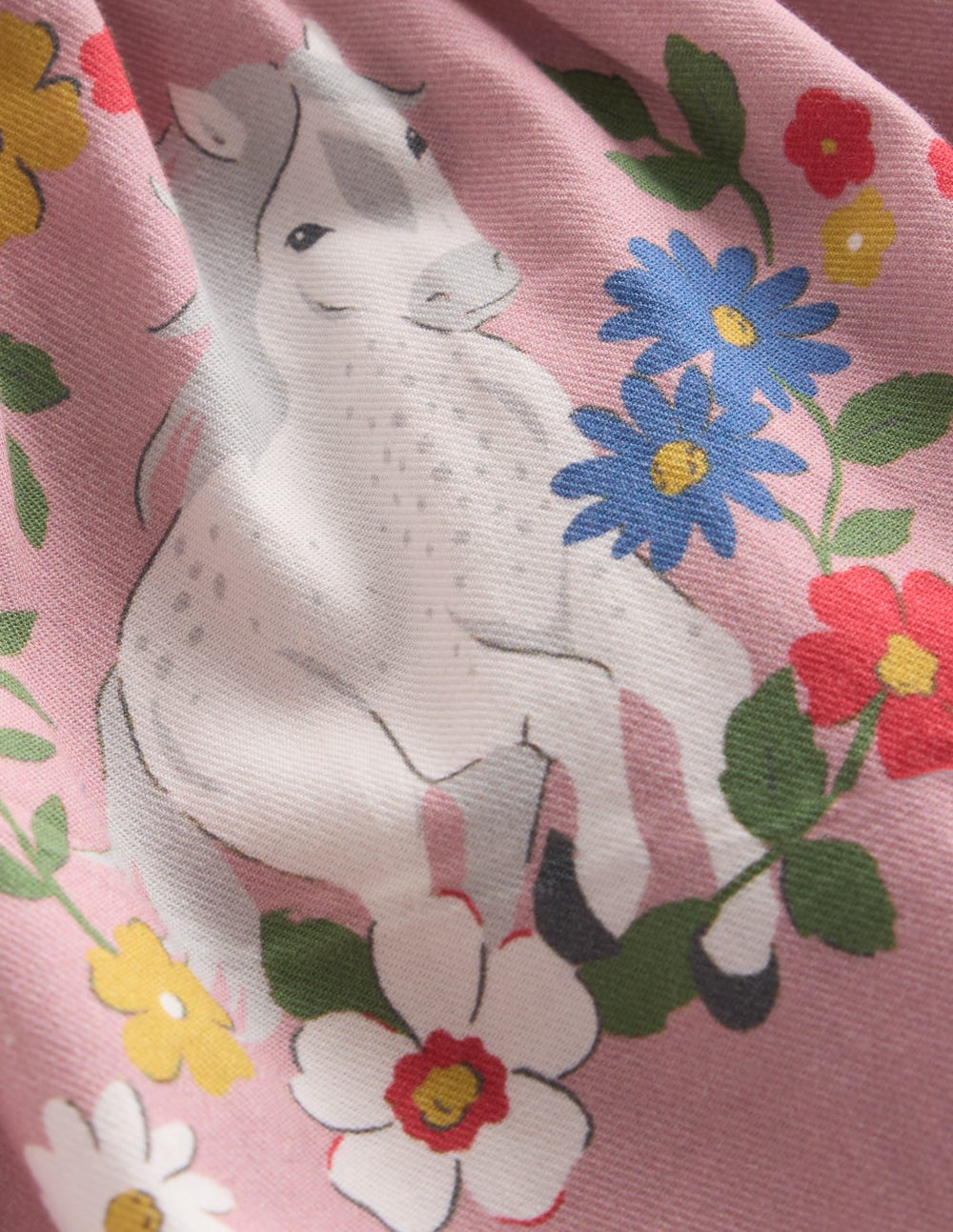 Boden Madeline Long Sleeve Dress - Formica Pink Horses