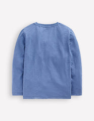 Boden Everyday Long Sleeve T-shirt - Blue River
