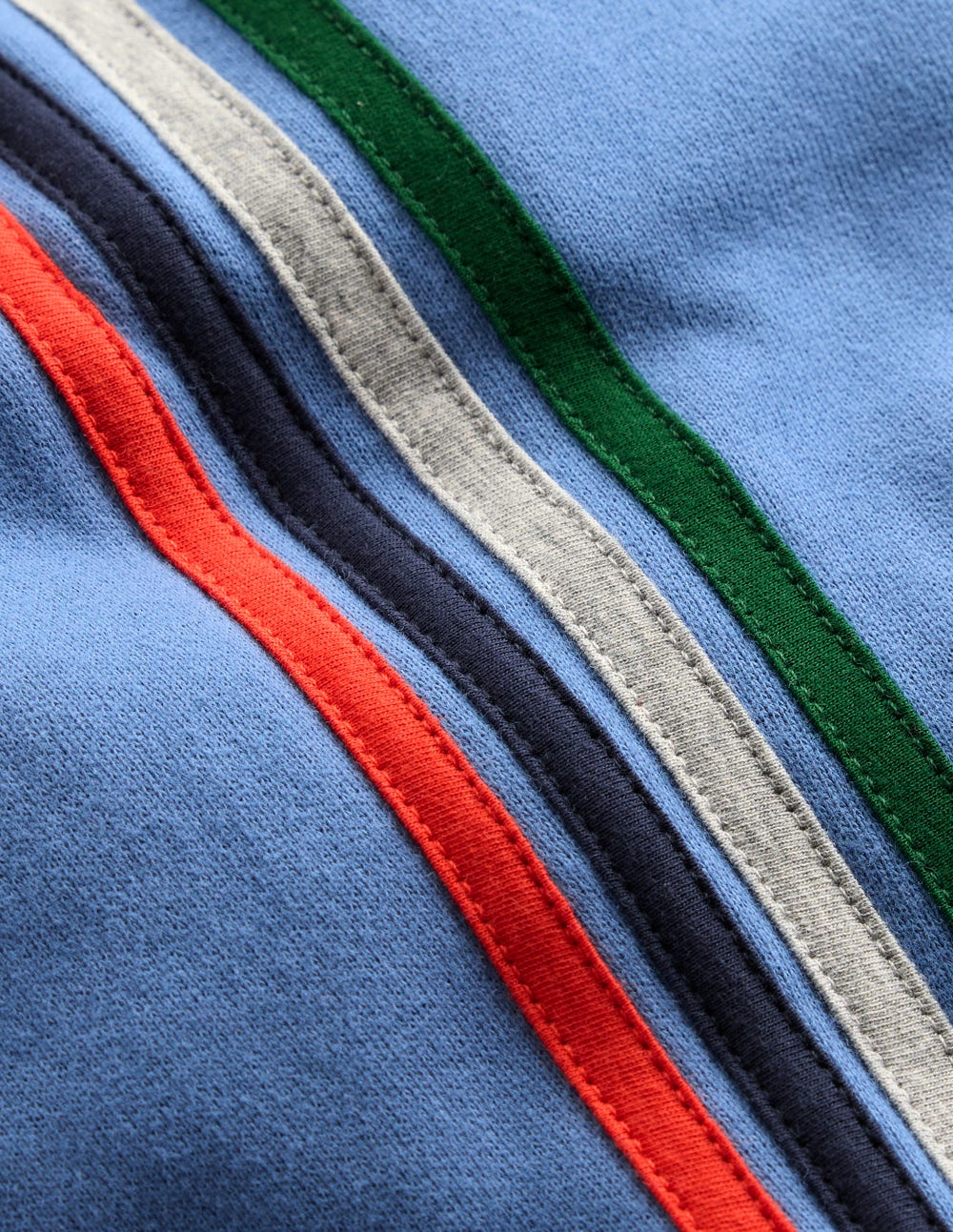 Boden Rainbow Stripe Sweatpants - Blue River