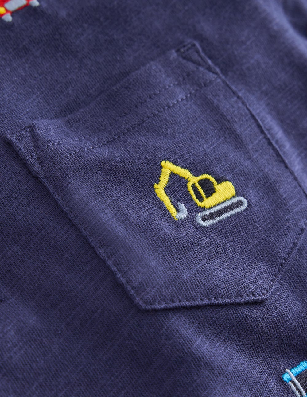 Boden Embroidered Slub Polo Shirt - College Navy Transport