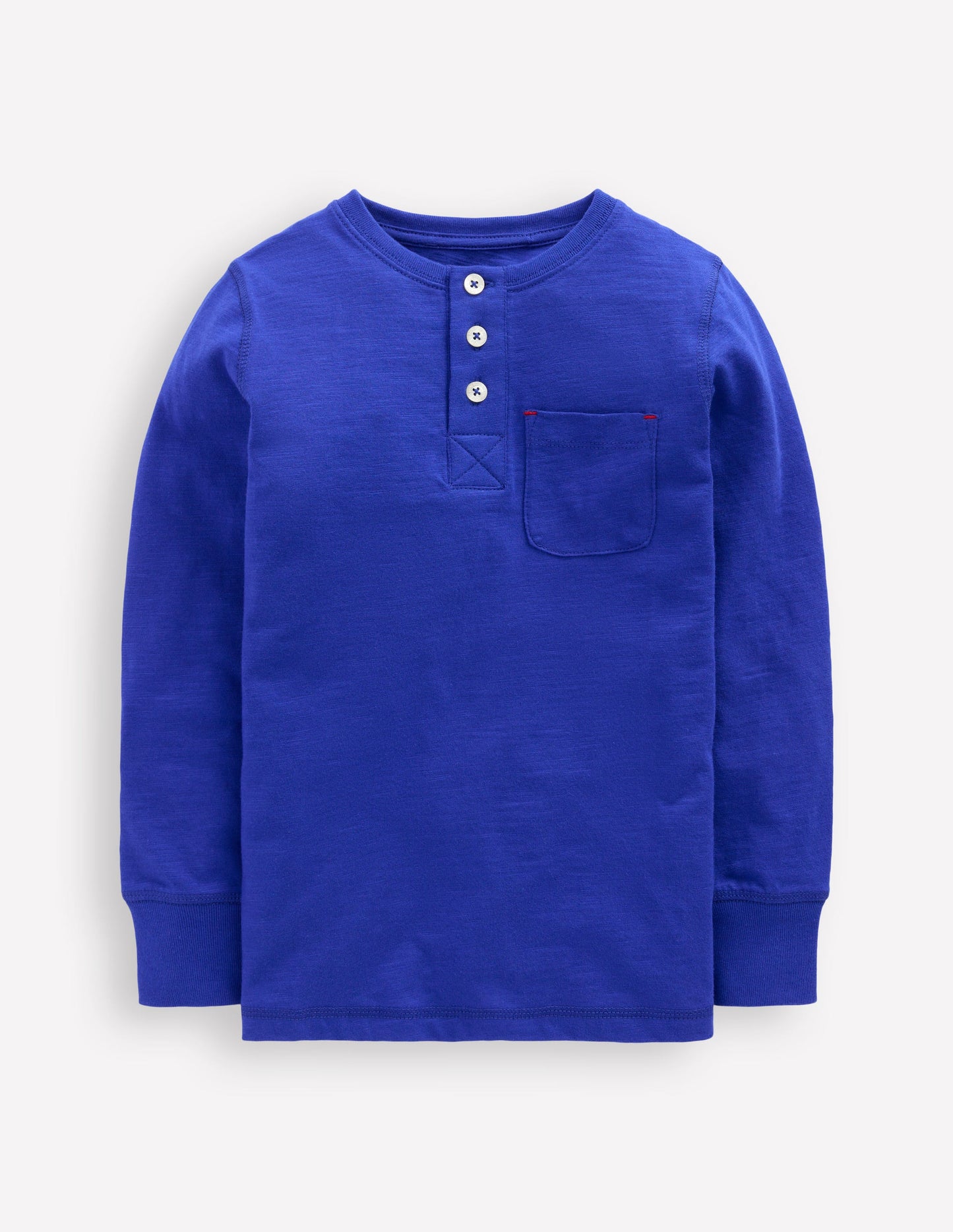 Boden Everyday Henley T-shirt - Bright Blue