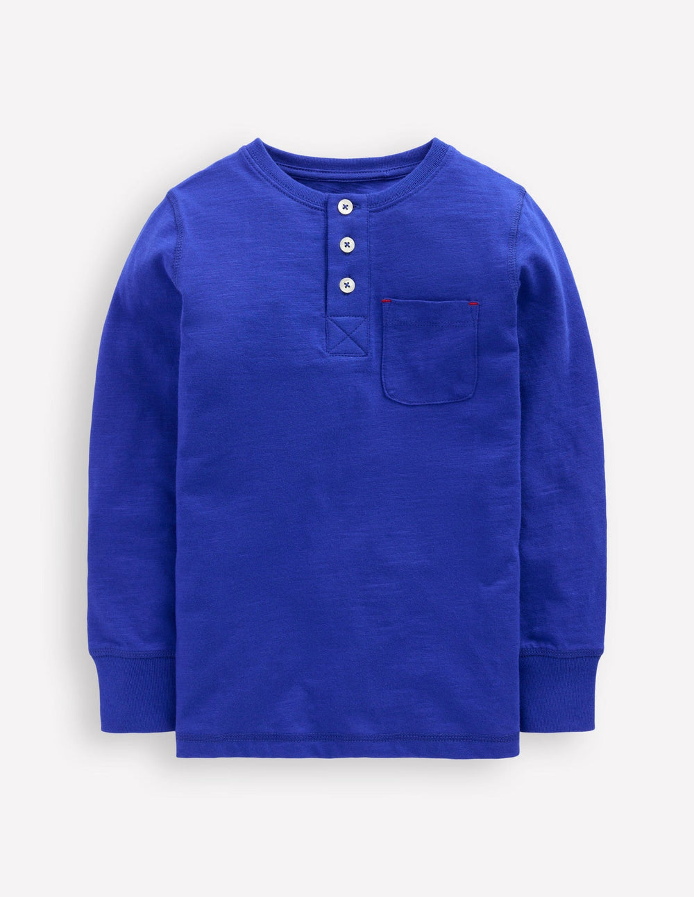 Boden Everyday Henley T-shirt - Bright Blue