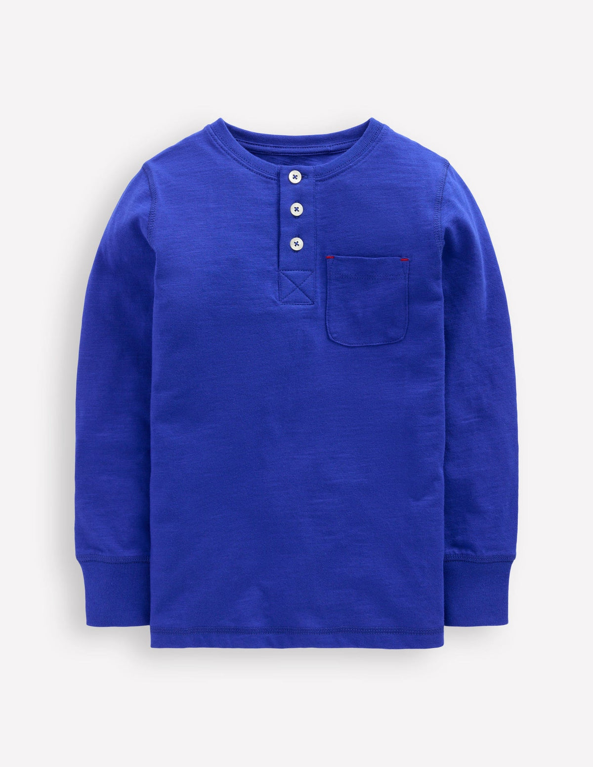 Boden Everyday Henley T-shirt - Bright Blue