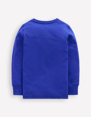 Boden Everyday Henley T-shirt - Bright Blue