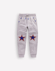 Boden Warrior Knee Joggers - Grey Star Knee