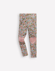 Boden Appliqué Leggings - Soft Ivory Berry Floral