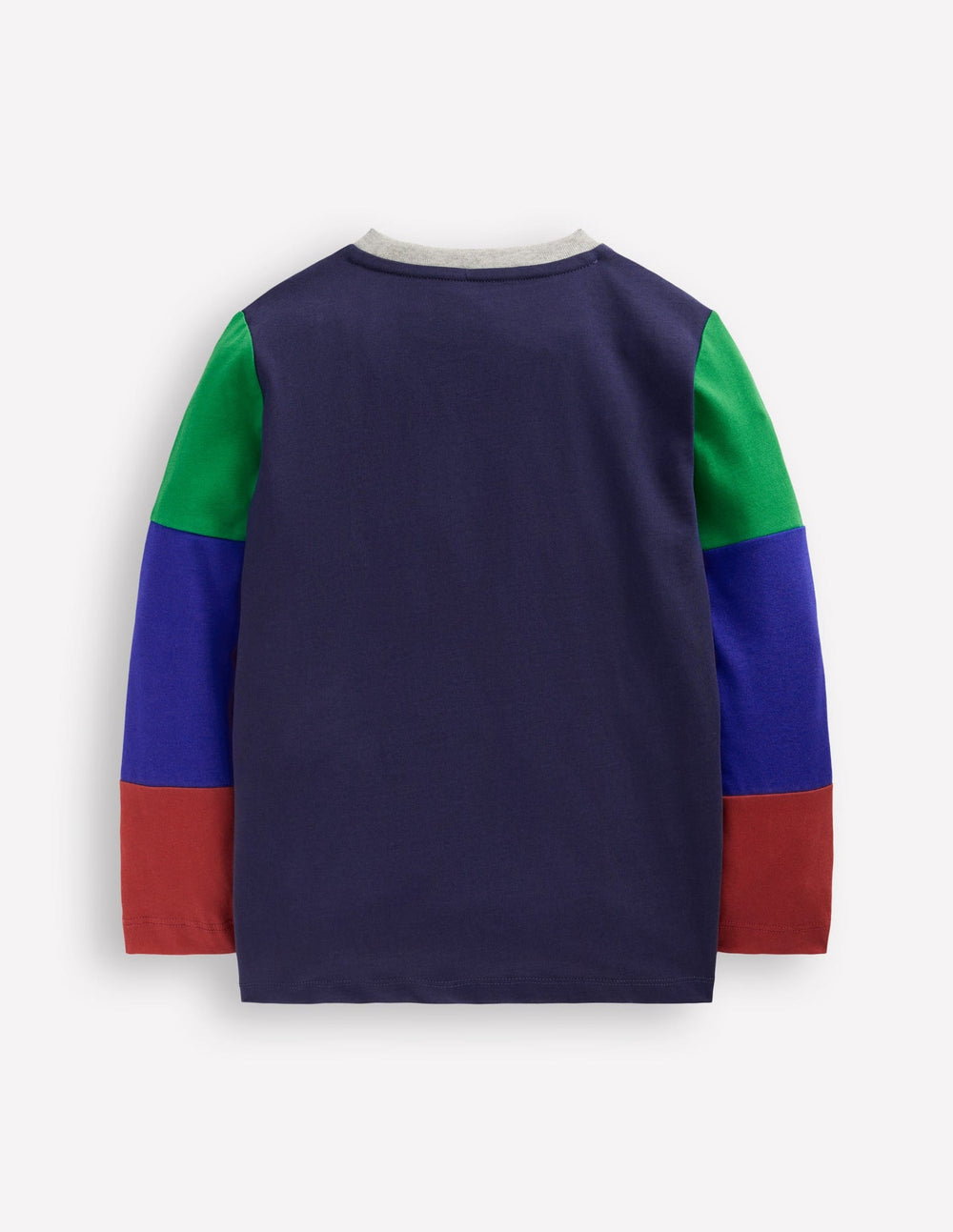 Boden Long Sleeve Hotchpotch T-shirt - College Navy