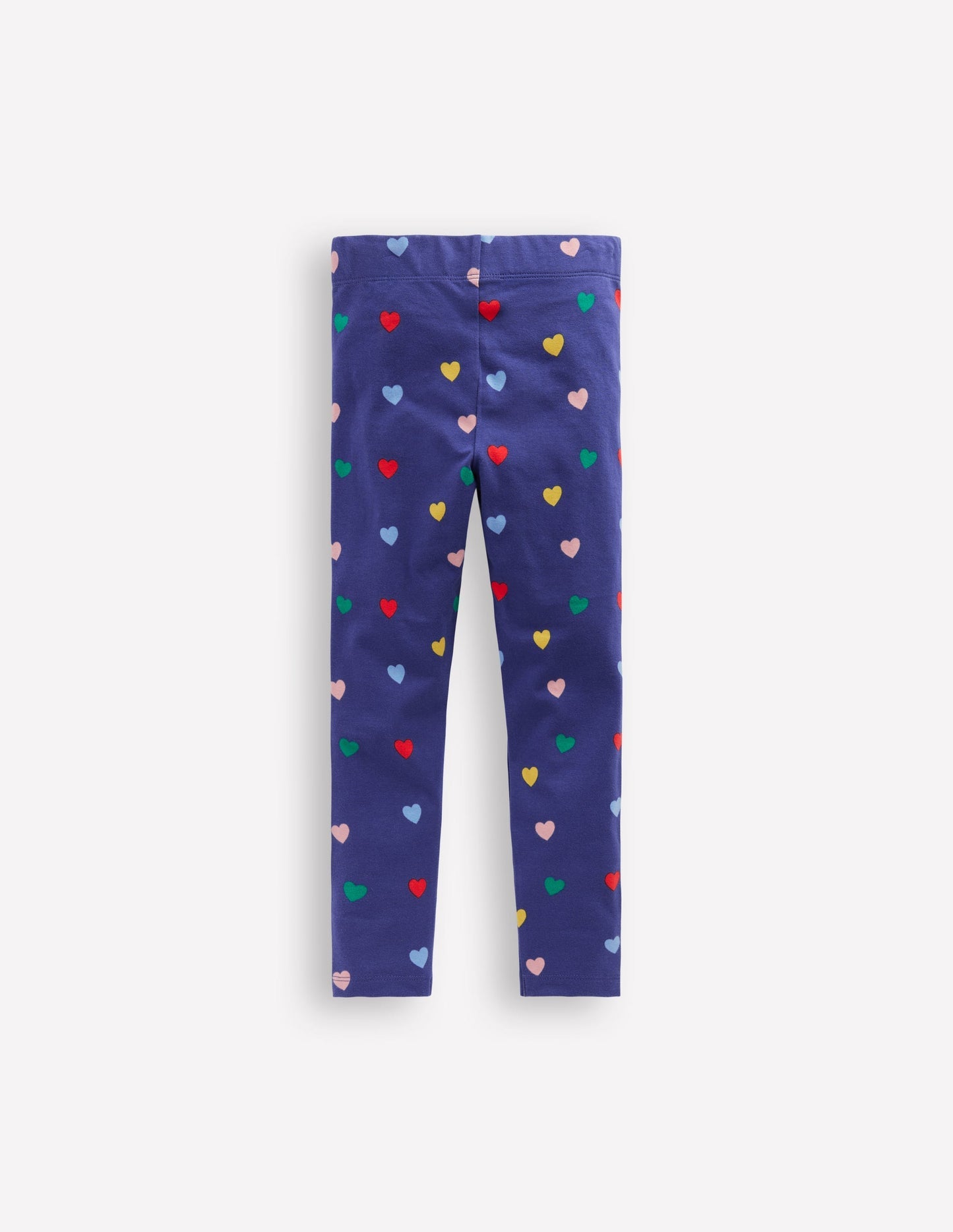 Boden Fun Leggings - Starboard Blue Multi Hearts