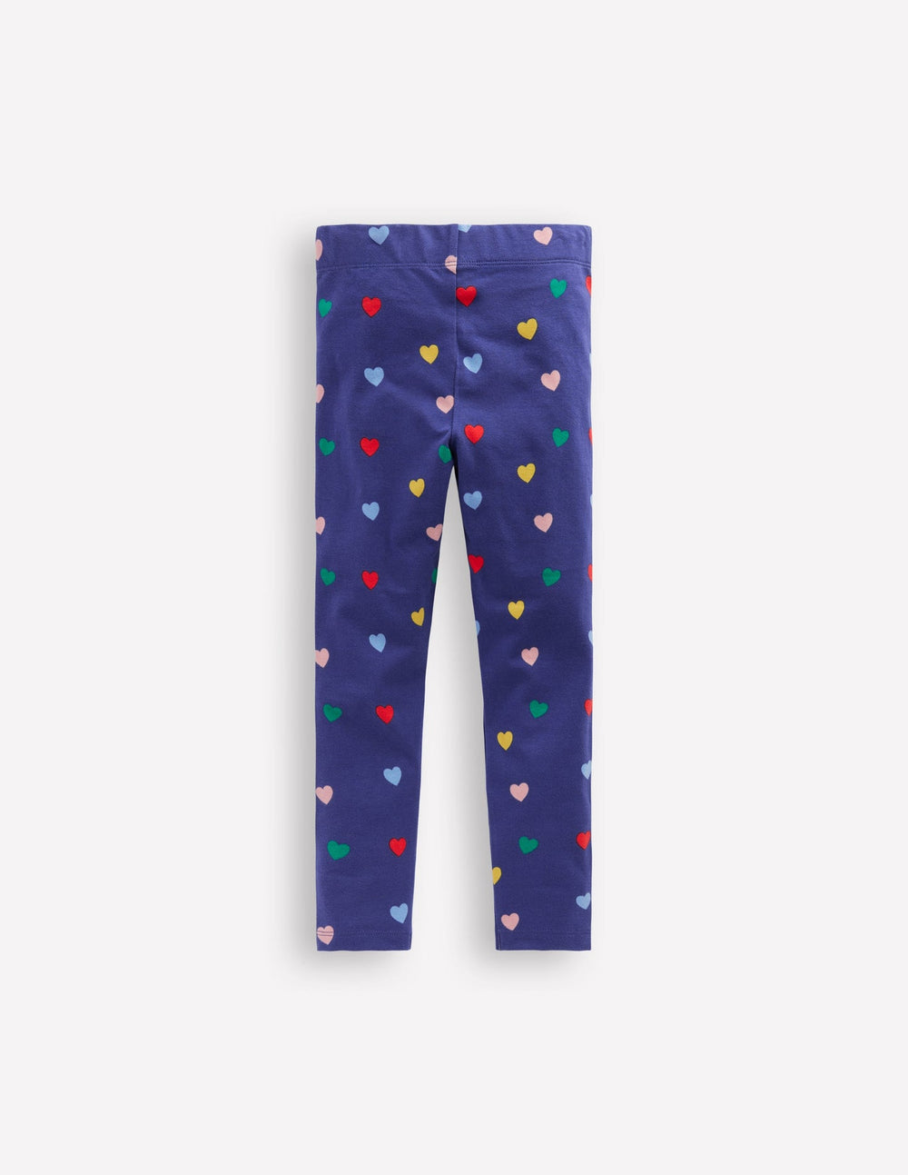 Boden Fun Leggings - Starboard Blue Multi Hearts