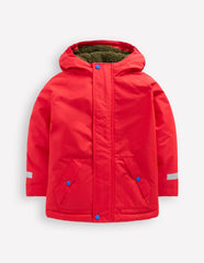 Boden Borg Lined Anorak - Red