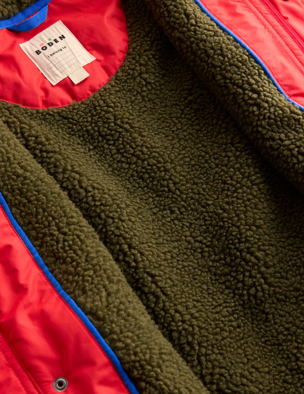 Boden Borg Lined Anorak - Red
