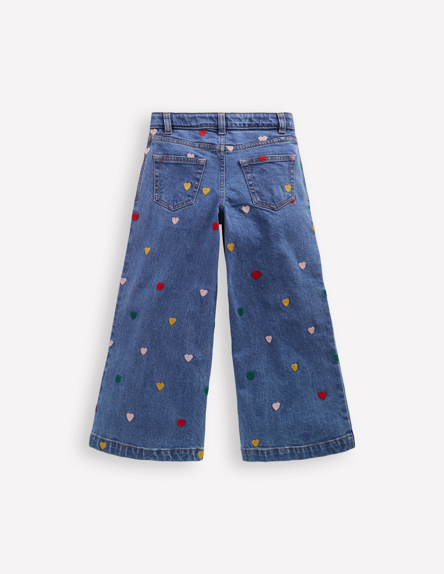Boden Wide Leg Pants - Mid Vintage Denim Hearts