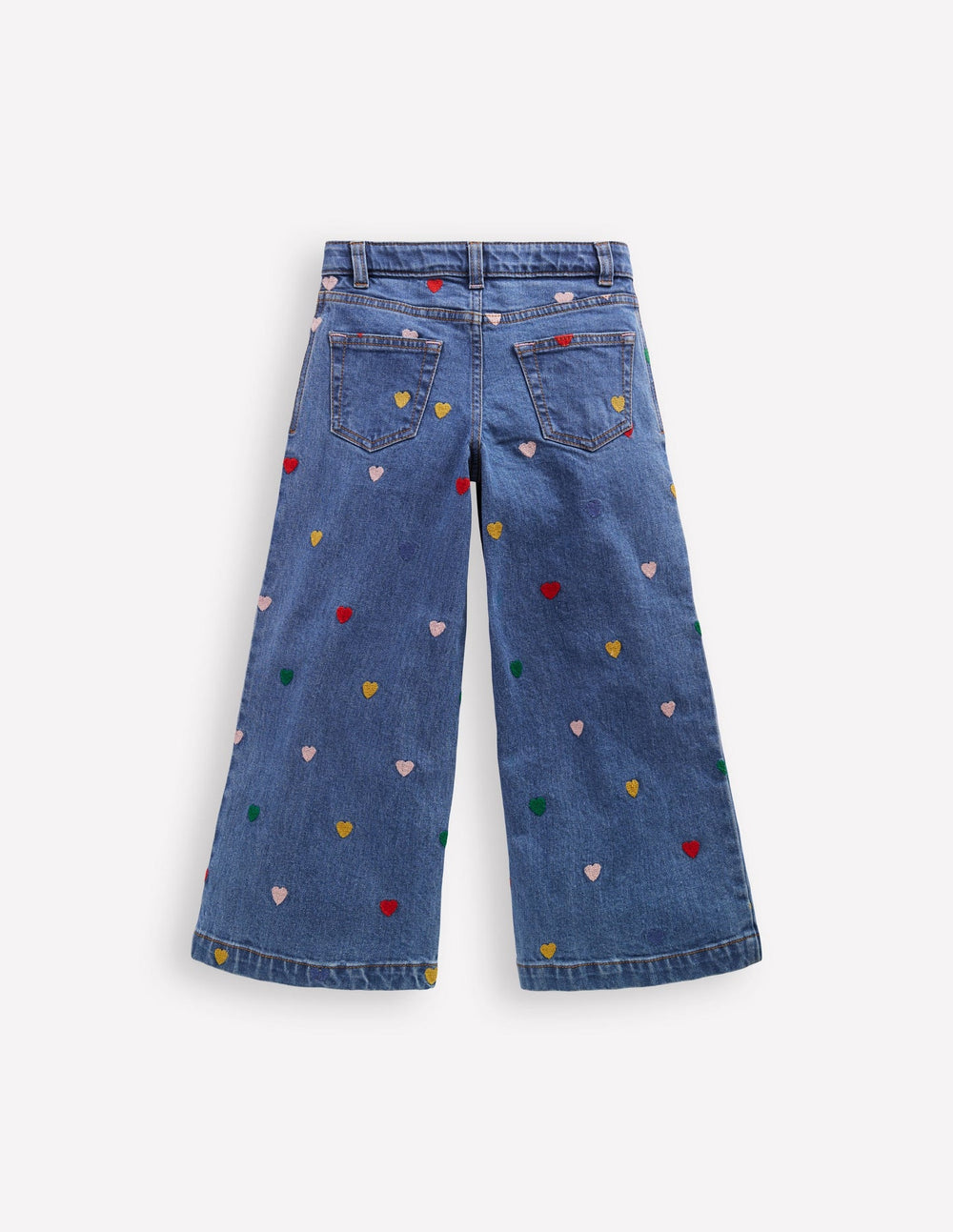 Boden Wide Leg Pants - Mid Vintage Denim Hearts