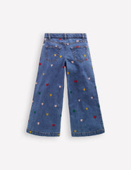 Boden Wide Leg Pants - Mid Vintage Denim Hearts
