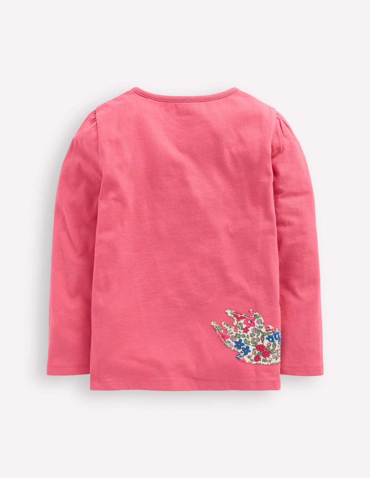 Boden Long Sleeve Superstitch Tee - Rose Pink Horses