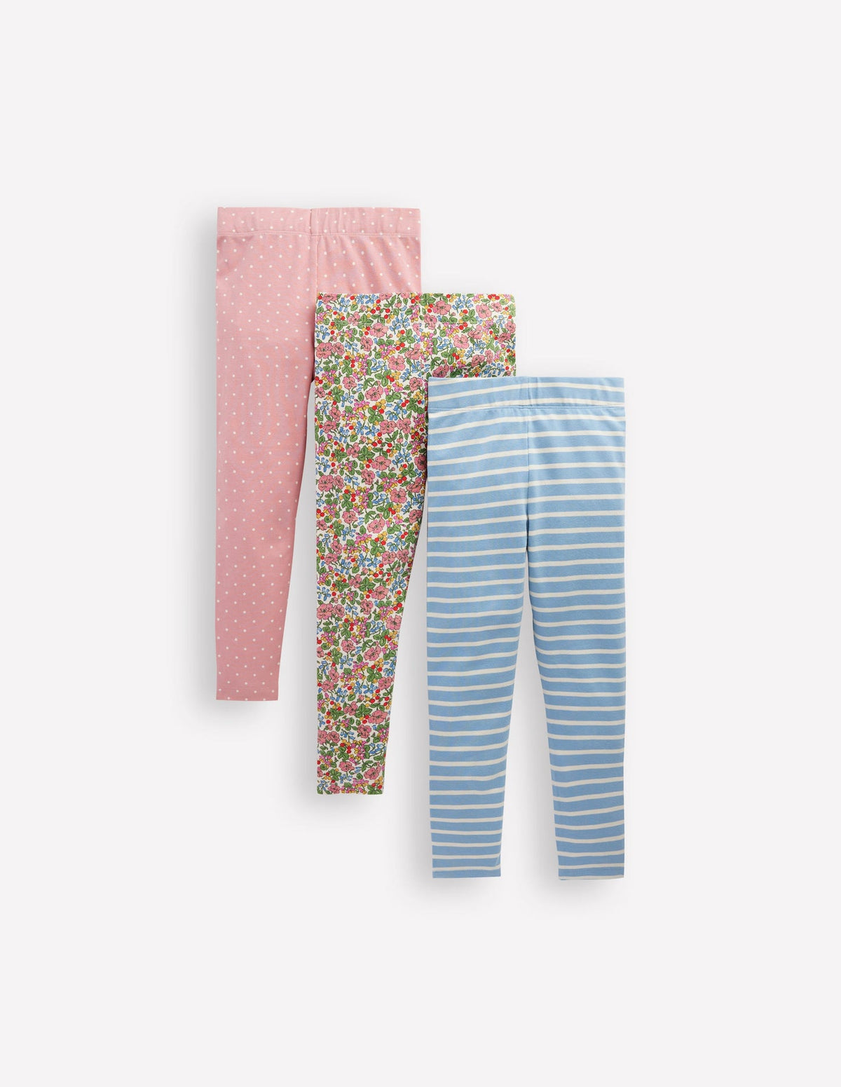 Boden 3 - pack Leggings - Berry Floral Pack