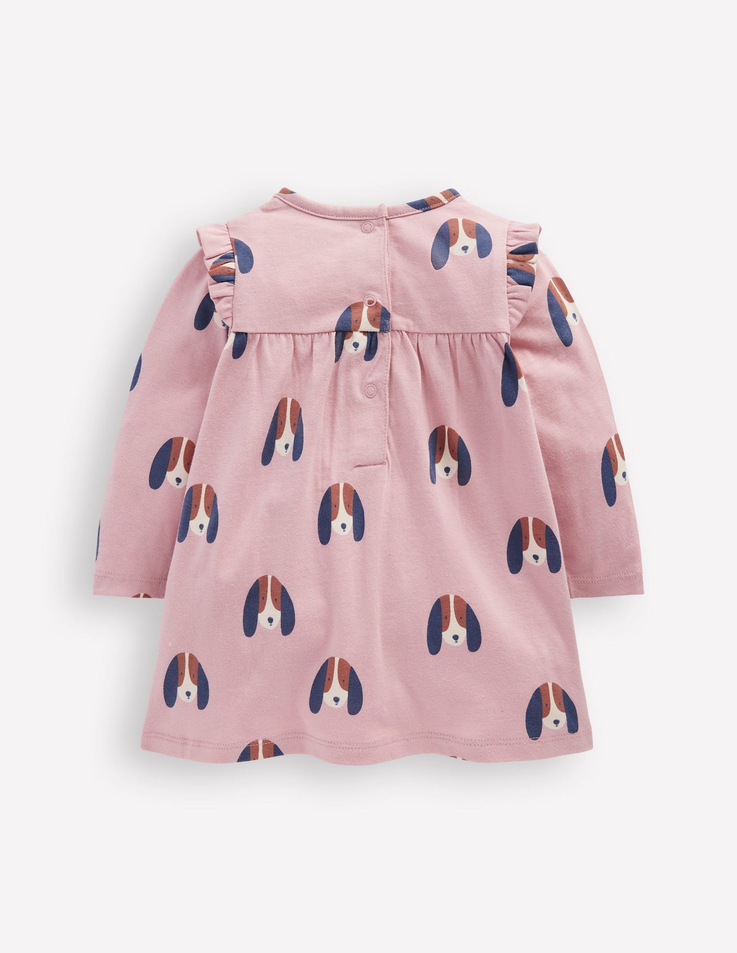 Boden Printed Jersey Dress - Rose Pink Dogs