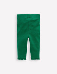 Boden Ribbed Leggings - Jewel Green