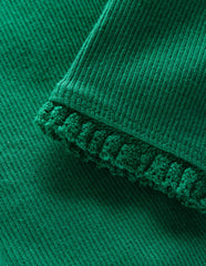 Boden Ribbed Leggings - Jewel Green