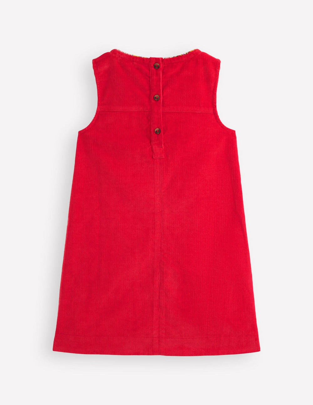 Boden Saffy Cord Pinafore Dress - Poppy Red