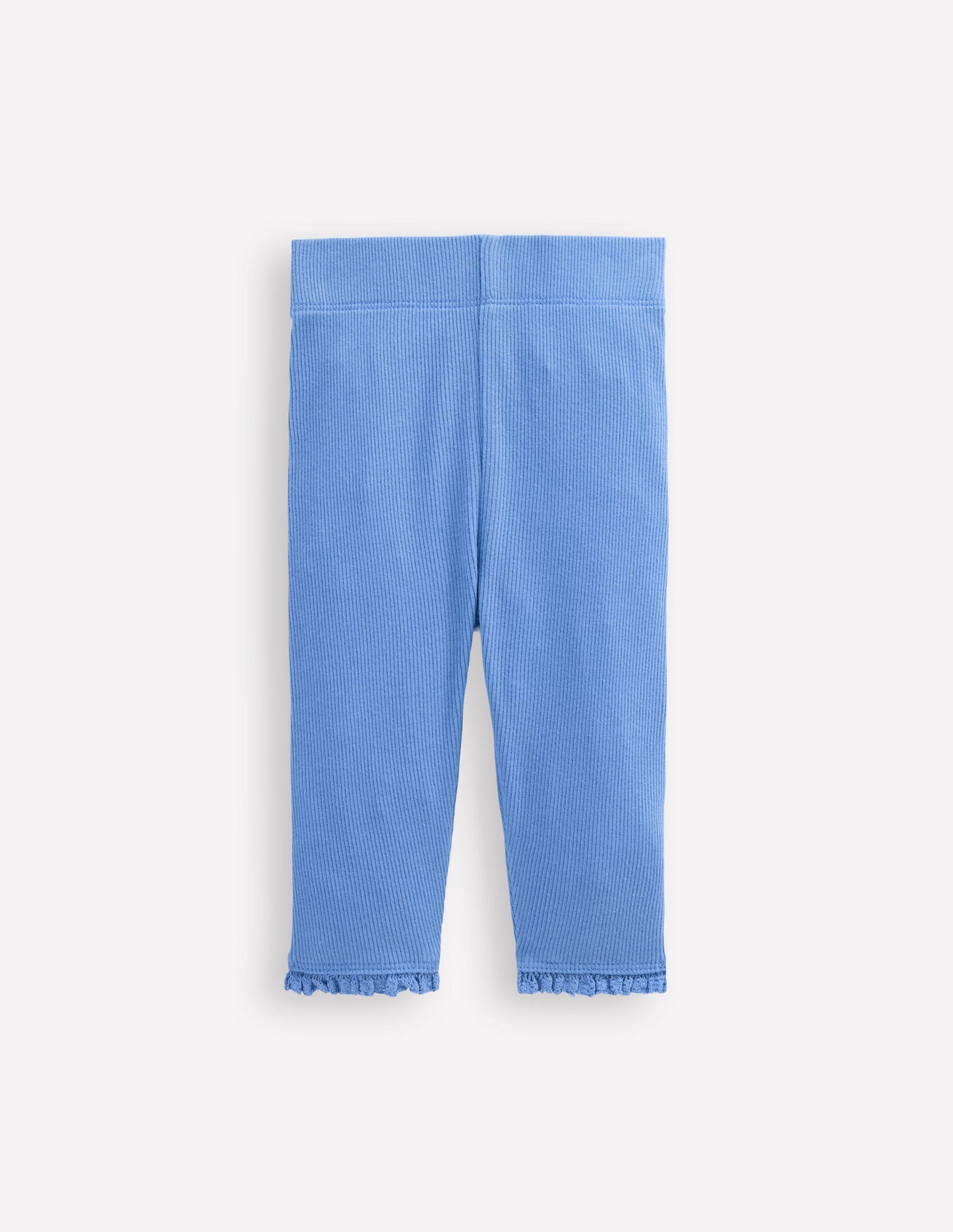 Boden Ribbed Leggings - Forget Me Not Blue