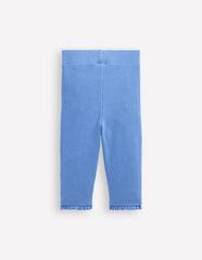 Boden Ribbed Leggings - Forget Me Not Blue