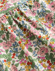 Boden Printed Long Sleeve Nightie - Coconut Milk Berry Floral