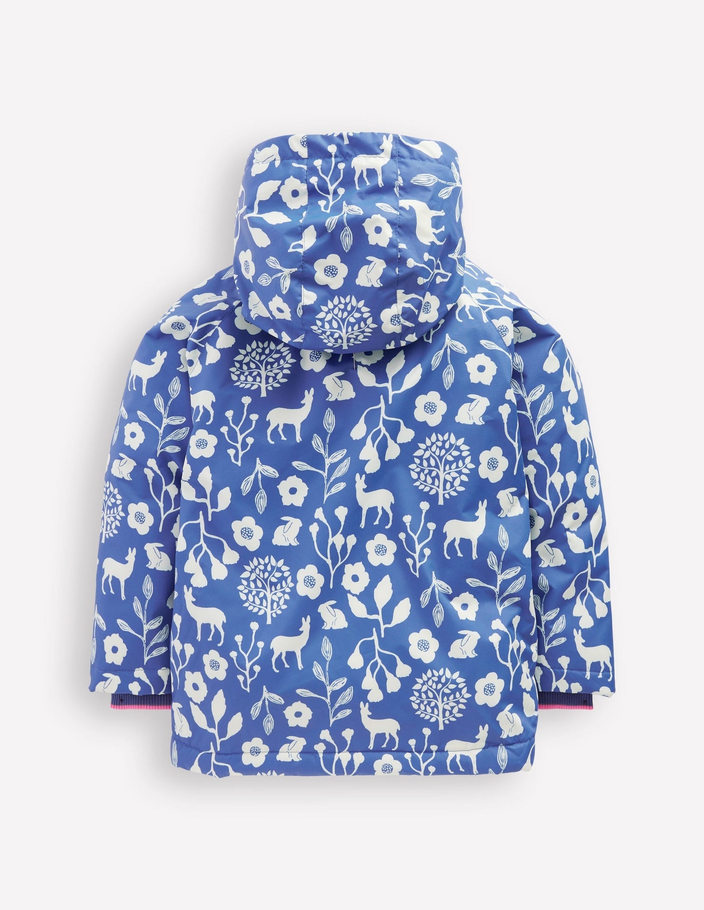 Boden Sherpa Lined Anorak - Bluejay Woodland