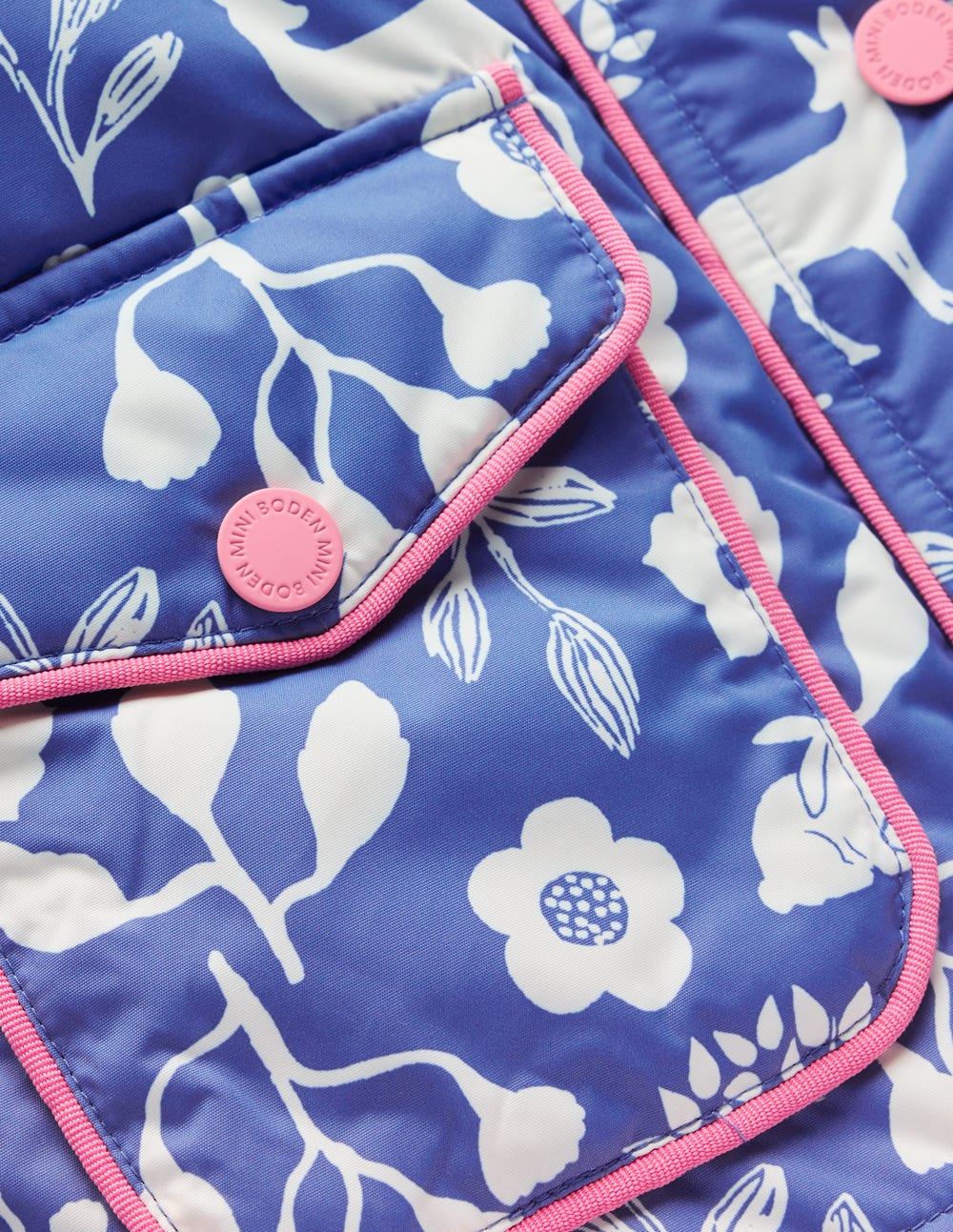 Boden Sherpa Lined Anorak - Bluejay Woodland